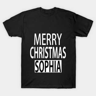 Merry Christmas Sophia T-Shirt